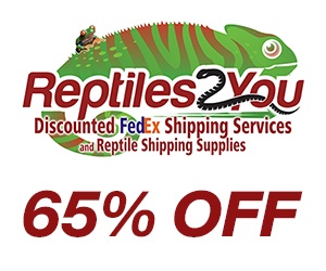 Click for 65% off Shipping with Reptiles 2 You