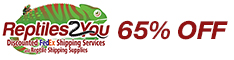 Click for 65% off Shipping with Reptiles 2 You